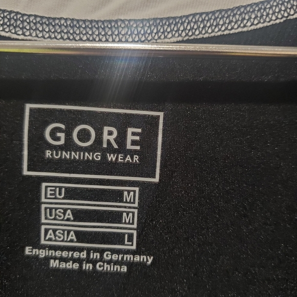 GORE Running Wear Size Medium Black Full Zip Windstopper Soft Shell Jacket Men's - Picture 5 of 6